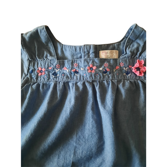 Bundle of 2 Children's Place Size 3T Girl Short Sleeve Blue Purple Tops - Picture 4 of 10